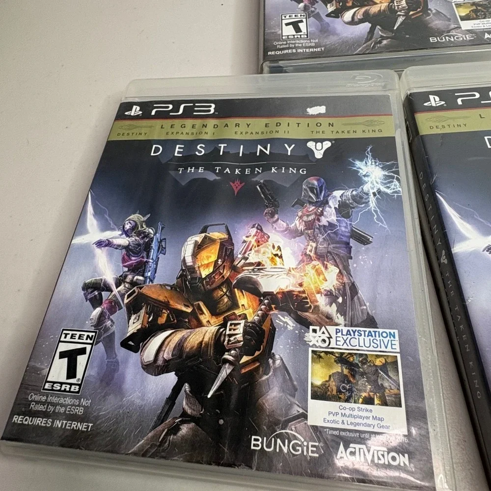 Destiny The Taken King Legendary Edition PS3 Bundle 5 Discs BUNDLE LOT
